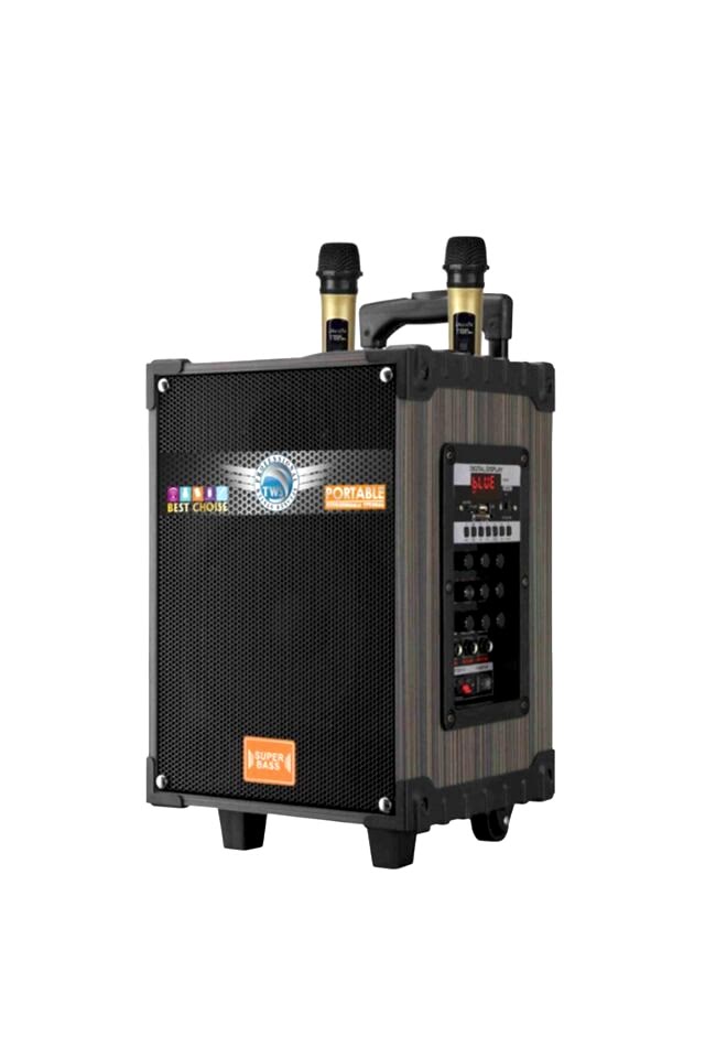 GEDI-G LT-910 SüperBass'lı Kumandalı,Şarjlı Çift Mikrofonlu Taşınabilir Hoparlör Sistemi