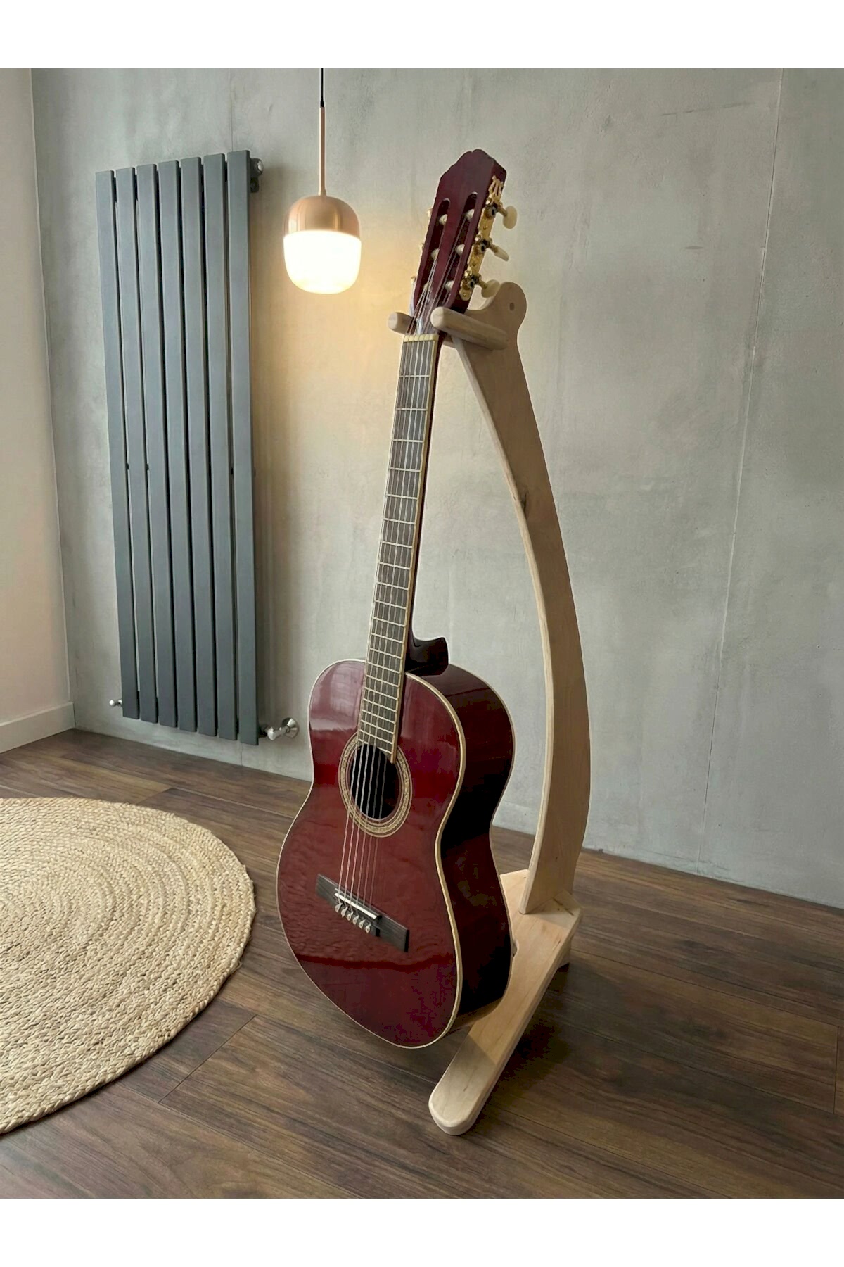 Montavo MNT02 Ham Ahşap Gitar Sehpası – Enstrüman Ayaklığı