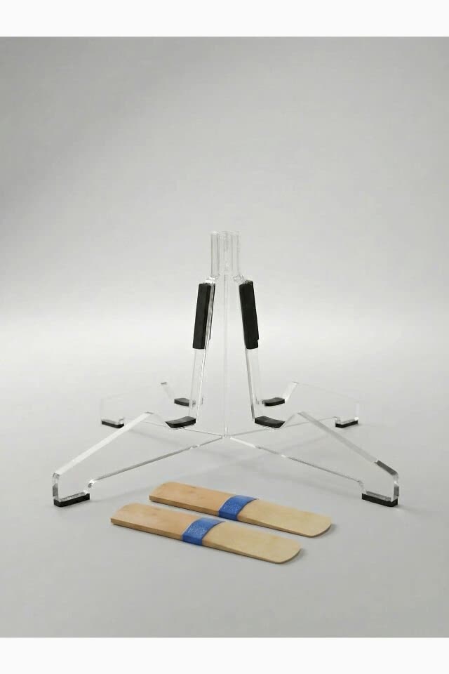 Mavi Kuşak Klarnet Kamışı 1.25 Numara Standlı Set - 2'li + Klarnet Standı - Rigotti Hot and Swing