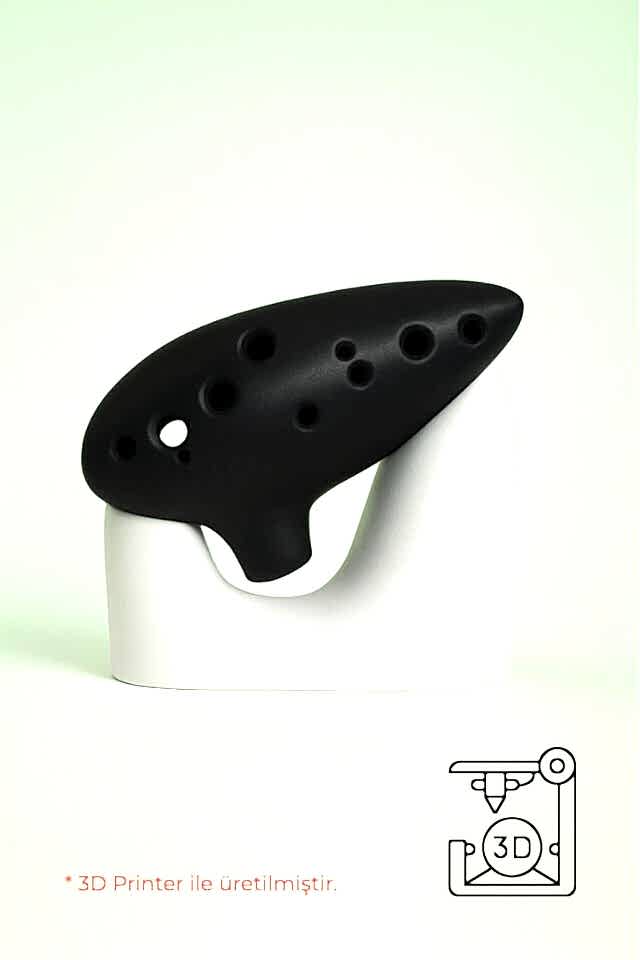 Ocarina 12 Delik Ocarina Alto C Ocarina Flüt 3D Model