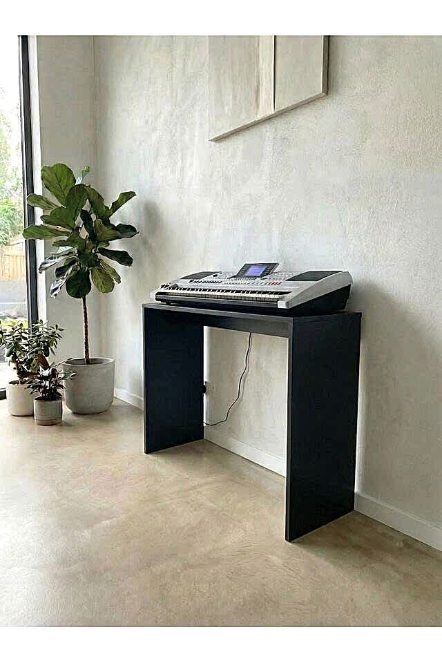 Montavo Siyah Ahşap Org Sehpası – CT-X700, CT-S300, PS98, PS68, NEM-3100 Uyumlu