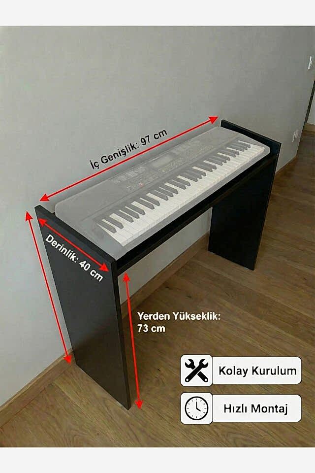 Montavo Siyah Org Sehpası – CT-X700, CT-S300, PS98, PS68, NEM-3100 Uyumlu