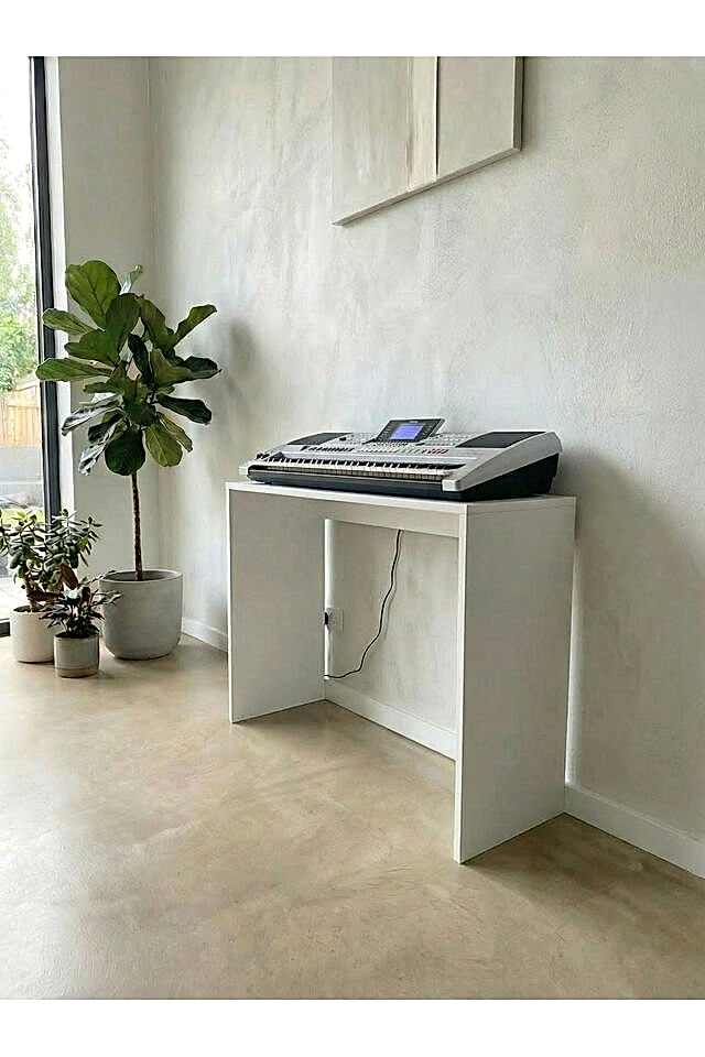 Montavo Gri Ahşap Org Sehpası – CT-X700, CT-S300, PS98, PS68, NEM-3100 Uyumlu