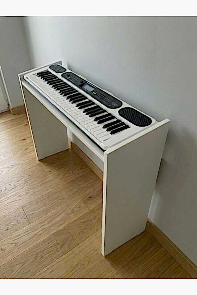 Montavo PS60 Org Sehpası Beyaz – CT-S300, PSR-F52 Uyumlu Ahşap Stand