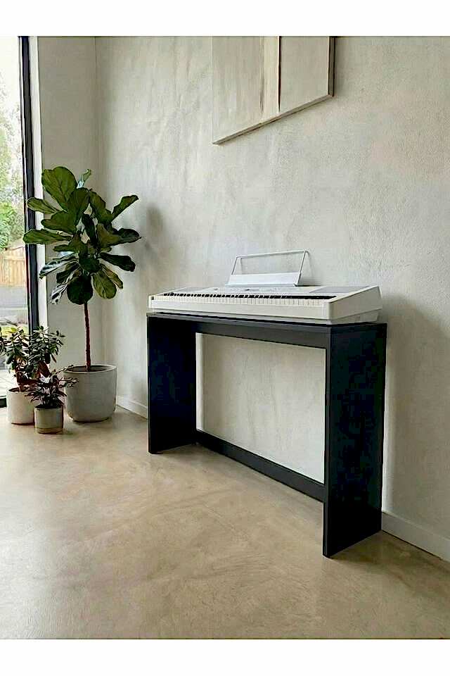 Montavo Siyah Piyano Sehpası – PS-35, PLX-80WH, JDP-8830 Uyumlu Katlanır