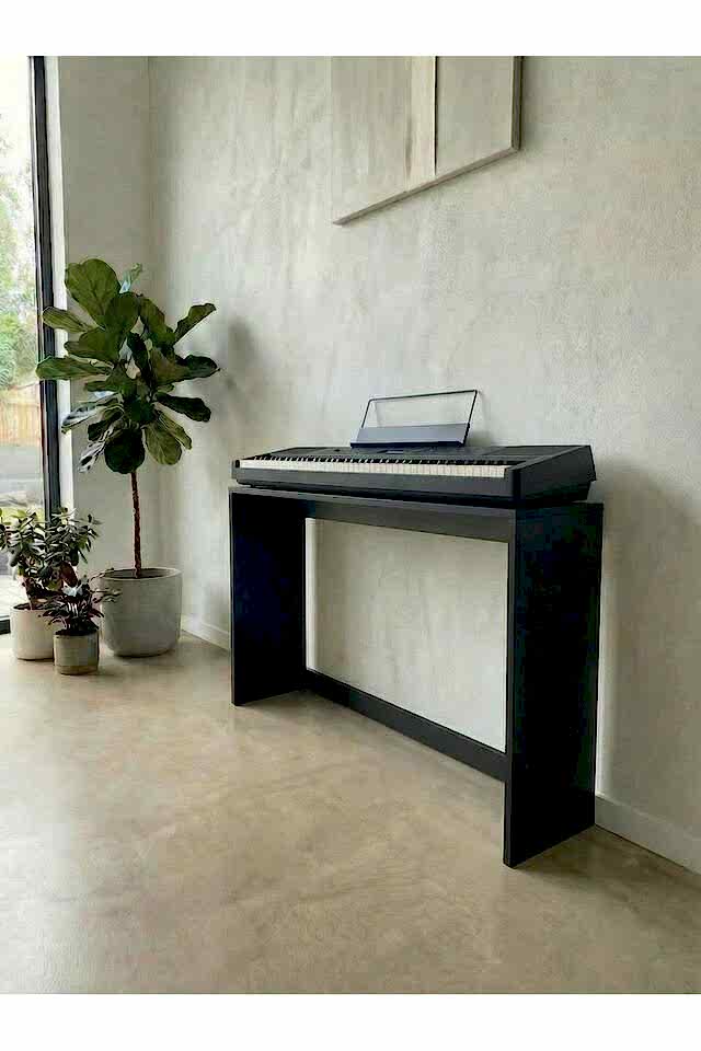 Montavo Siyah Piyano Sehpası – PS-35, PLX-80WH, JDP-8830 Uyumlu Katlanır