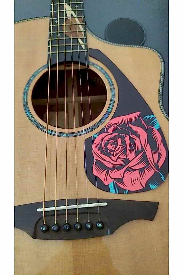 Pickguard Akustik Gitar Kendinden Yapışkanlı (Pena Korumalığı)