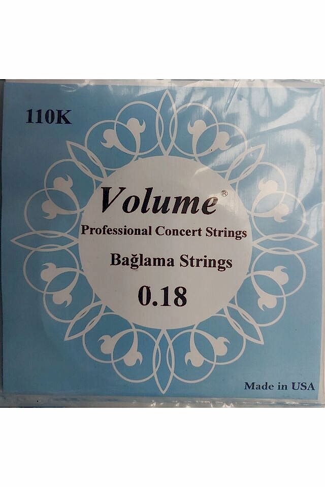 110K Kısa Sap Bağlama Teli 0.18 Concert Serisi - Profesyonel Konser Teli
