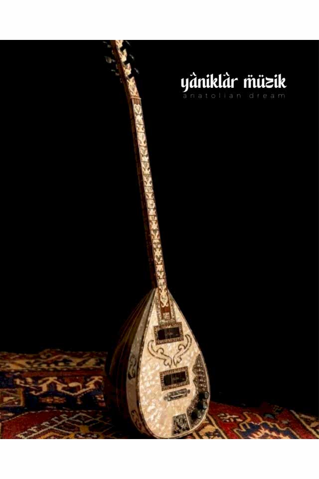 Sebo Elektro Profesyonel Uzun Sap Saz Bağlama Bağlaması Pedli Bağlama Kılıfı