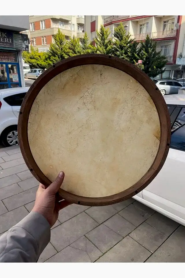 Akortlu Hayvan Derili Bendir 42 cm - Kılıf Hediyeli Perküsyon