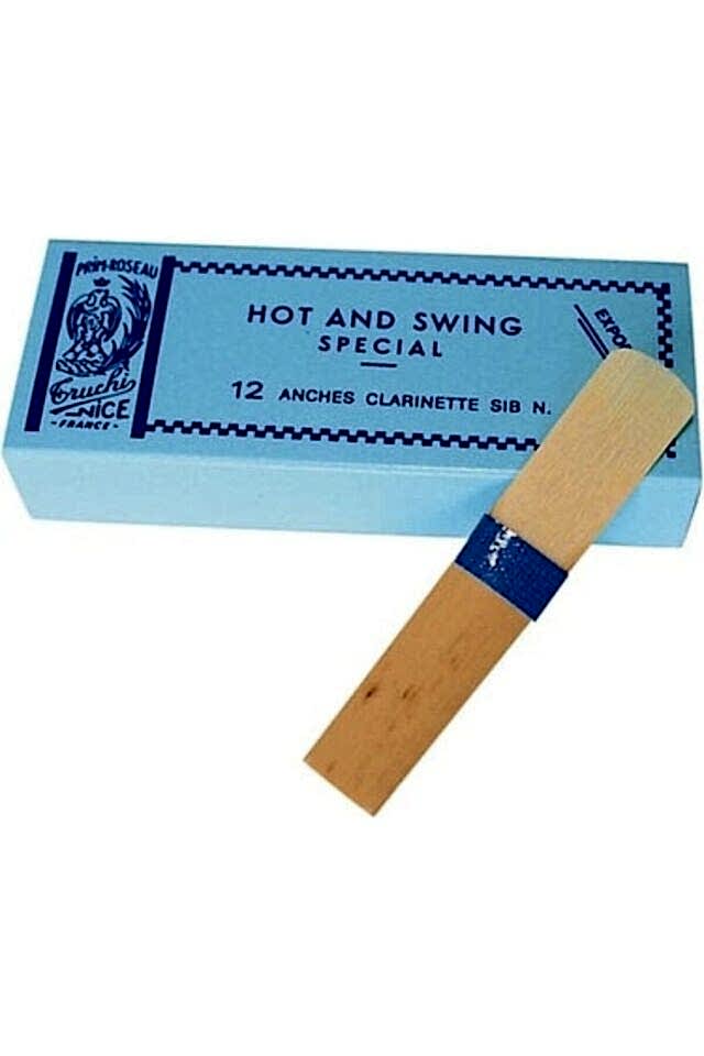 Mavi Kuşak Sol Klarnet Kamışı 1.25 Numara - Rigotti Hot and Swing 12'li Kutu