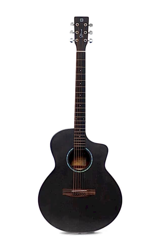Strauss SAC-JF-BK EQ Elektro Akustik Gitar Siyah