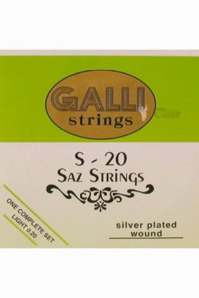 S-20 Bağlama Teli 0.20 Uzun Sap Tel Takımı