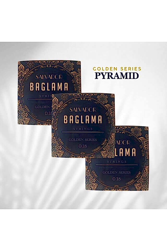 0.18 Bağlama Teli - SARI BAMLI Golden Series Premium 3'lü Paket