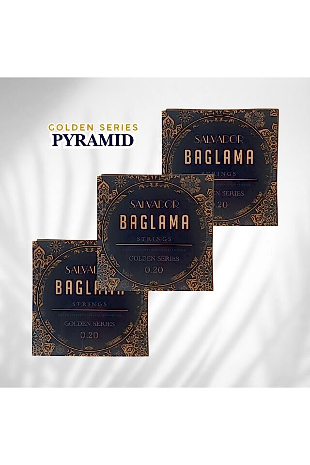 0.20 Bağlama Teli - SARI BAMLI Golden Series Premium 3'lü Paket